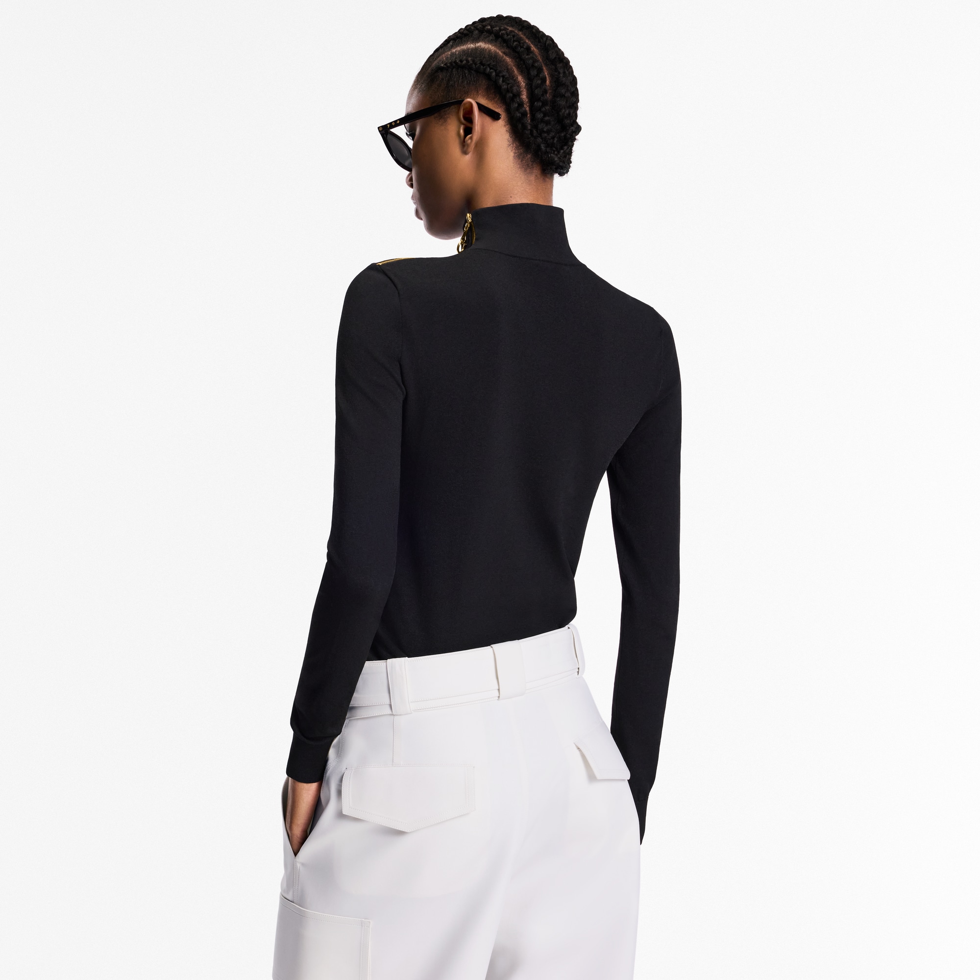 Shoulder Detail Turtleneck Sweater - Ready-to-Wear | LOUIS VUITTON